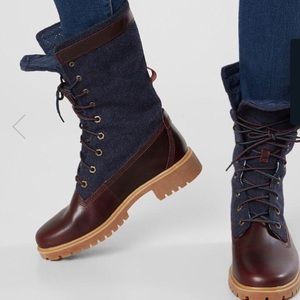 EUC Timberland combat boots, 6.5. Worn once